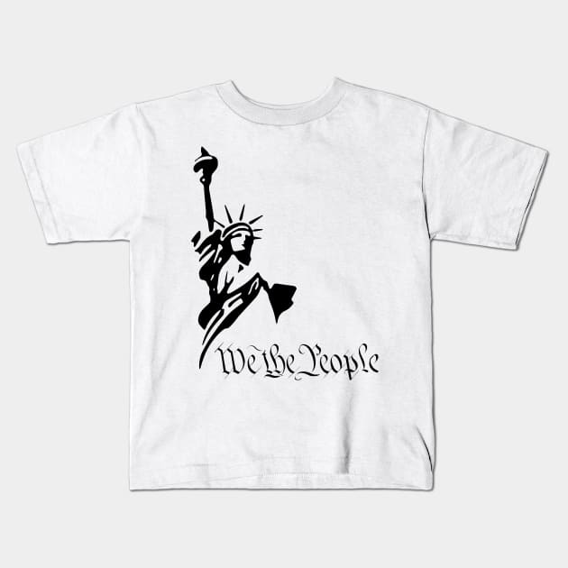 We The People Kids T-Shirt by UrbanLiberty